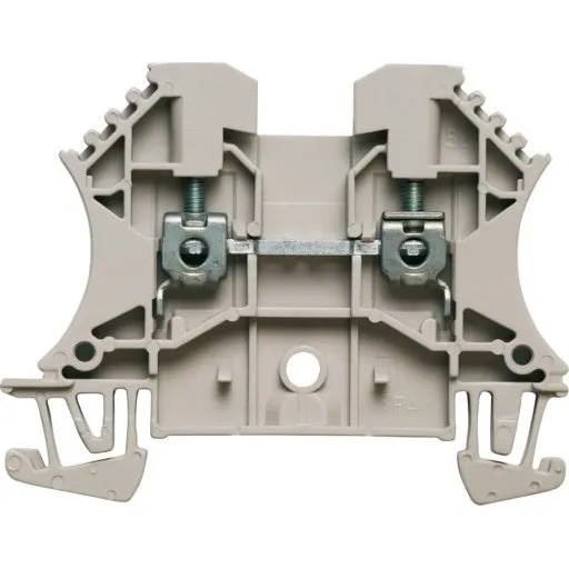 Weidmüller WDU 6 mm² gennemgangsklemme, beige