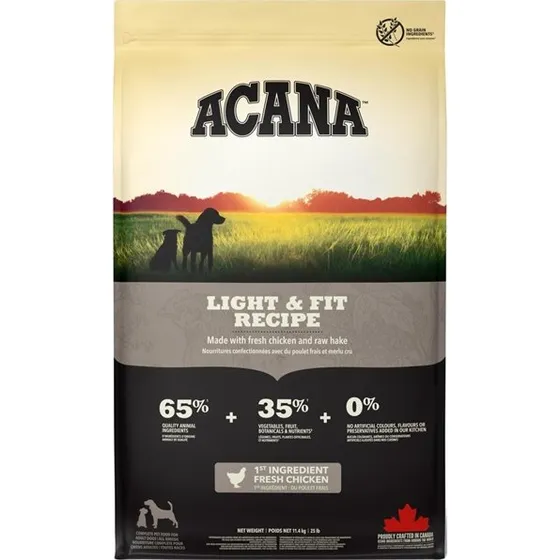 Acana Light & Fit Recipe, 11,4 kg