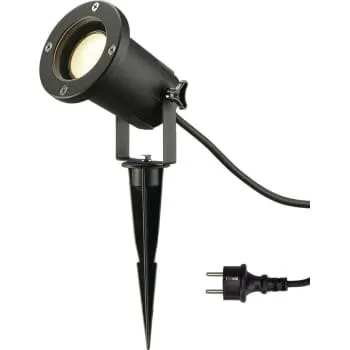 SLV Nautilus Spike XL sort GU10, 11W, 1,5m kabel