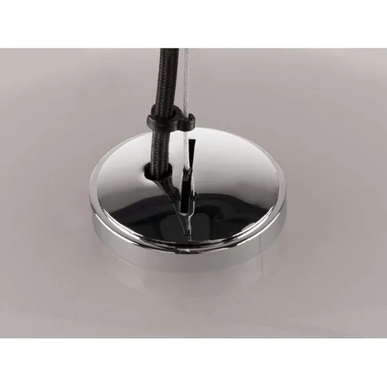 SLV Pantilo Convex 40 Pendel, hvid/krom, Ø40 cm