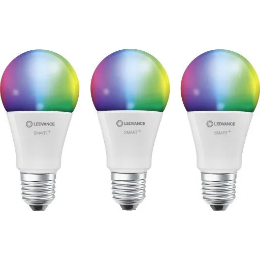 Ledvance Smart+ Wifi E27 9W 3-pak, 2700K-6500K