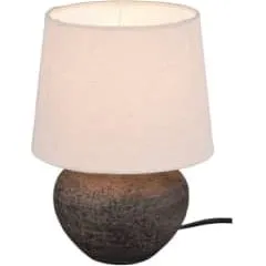 Trio Lighting Lou Bordlampe 18 cm Brun