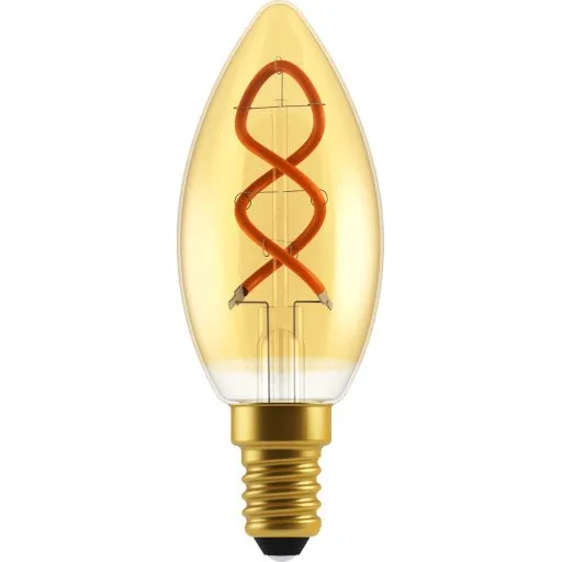 Nordlux Deco Spiral E14 2,5W 2000K Guldfarvet