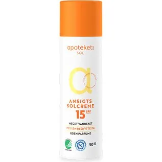 Apotekets Ansigtssolcreme SPF 15 50 ml