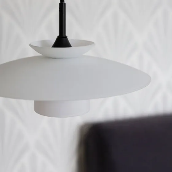 Halo Design Scandic Hængelampe, Ø25 cm, Opalglas, G9