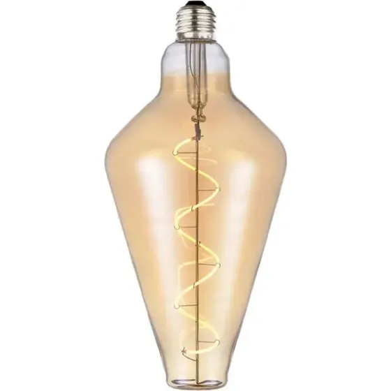 Halo Design COLORS Cone 2W E27 D125 Amber, 3-trins dæmp