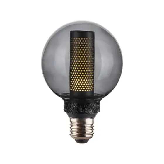 Halo Design COLORS Core E27 Ø8 cm, røgfarvet