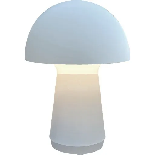 Veli Line genopladelig bordlampe, hvid, 3-trins dæmp