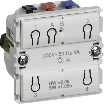 IHC Wireless Fuga Kombi Relæ LED, 1 modul, uden afdækning