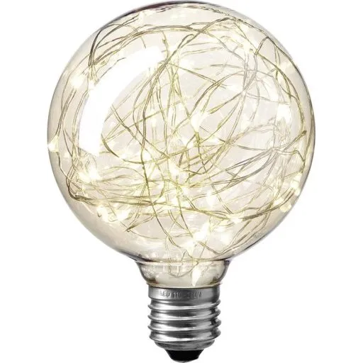 Nielsen Light Clara E27 LED-globepære, 1W, 2500K, Ø9,5 cm