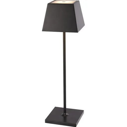 Nordtronic Conexos genopladelig bordlampe, sort, 37 cm