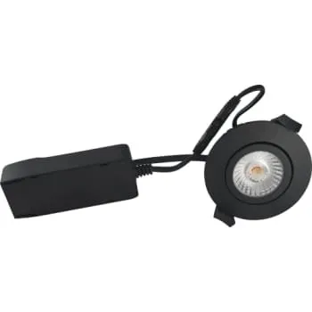 Nordtronic Low Profile ECO 6W 3000K mat sort