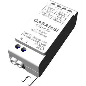 Casambi CBU-A2D 2-kanals Bluetooth 0-10V/DALI-controller