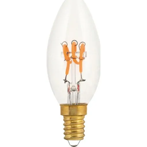 e3light Vintage E14 3W 2200K dæmpbar LED kertepære