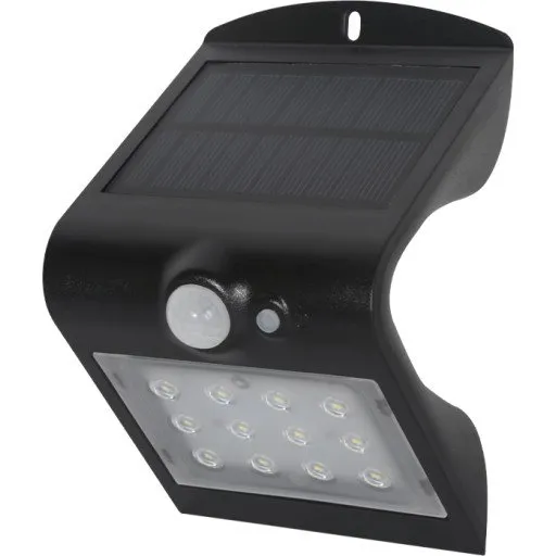 Mylight Væglampe med Sensor & Solcelle 2W