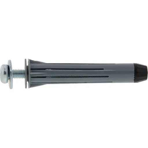 XTECH P Gipsdybel 10 x 60 mm med skrue, 25 stk.