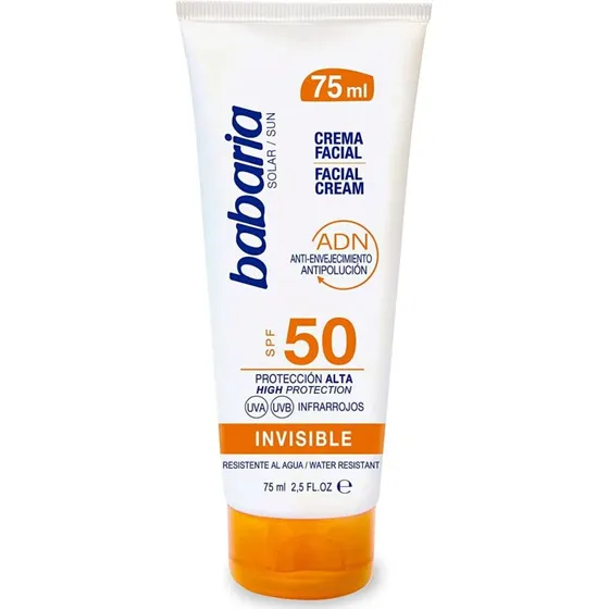 Babaria Solar ADN Invisible SPF 50 - Ansigt 75 ml