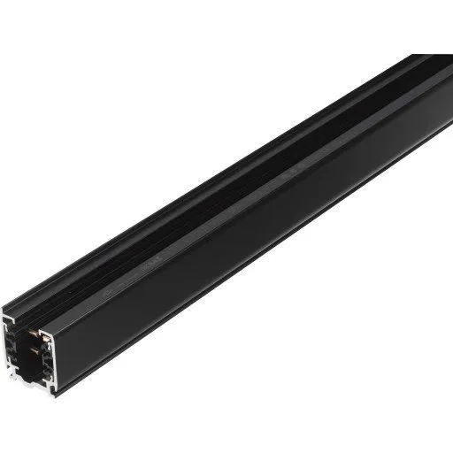Global 3F strømskinne, sort, 1 m