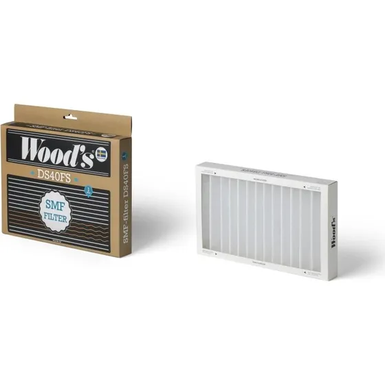 Wood's HEPA-filter til DS40FS, antimögel, årlig udskiftning