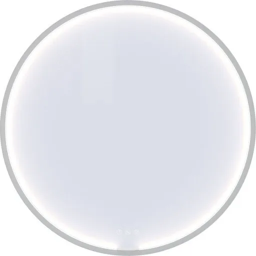 Dansani You Moon spejl med lys, mat hvid, Ø75 cm