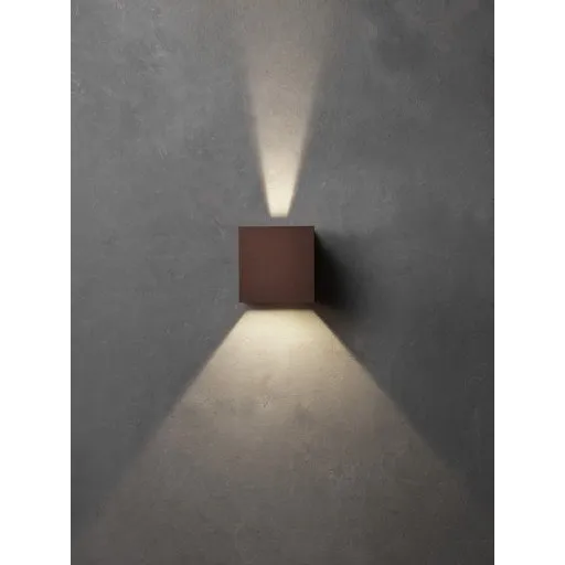 Lumenlight Toscana udendørs væglampe 2x5W, corten