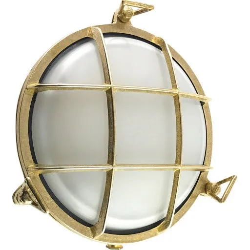 Andromeda 20 skotlampe i støbt messing, 24 cm, mat glas