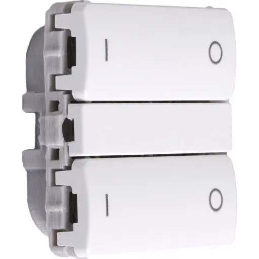 LK Fuga Smartkontakt Zigbee Batteritryk, hvid, tænd/sluk