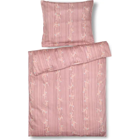 Kay Bojesen Abe Rosa 100% økologisk bomuldssatin sengetøj 70x100 cm