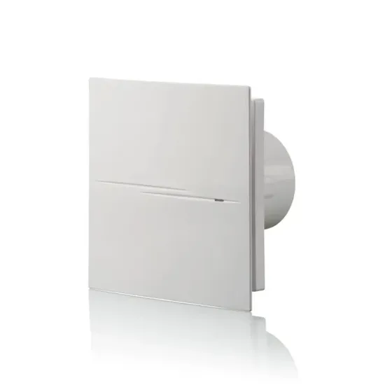 Duka Pro 70 TH Ventilator, 100 mm, Hvid, Fugt- & Tidsstyring