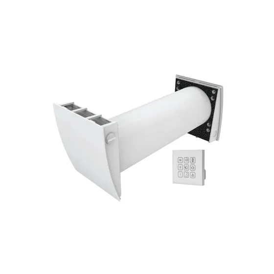 Duka One D6, 1-rums varmegenvinding, Ø160 mm, hvid