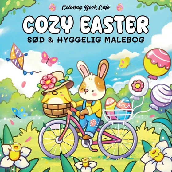 Coloring Book Café - Cozy Easter Malebog