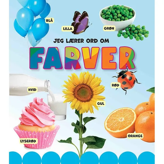 Jeg lærer ord om farver – Børnebog med farverige billeder