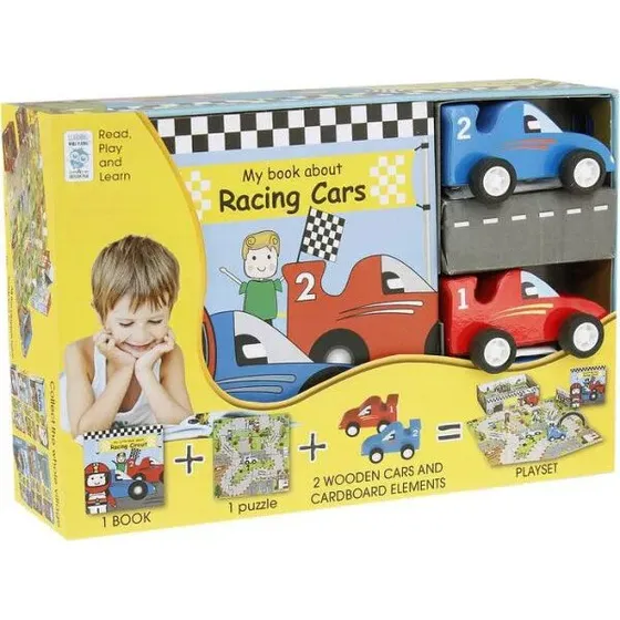 My Little Racing Circuit - Aktivitetsæske med engelsk bog