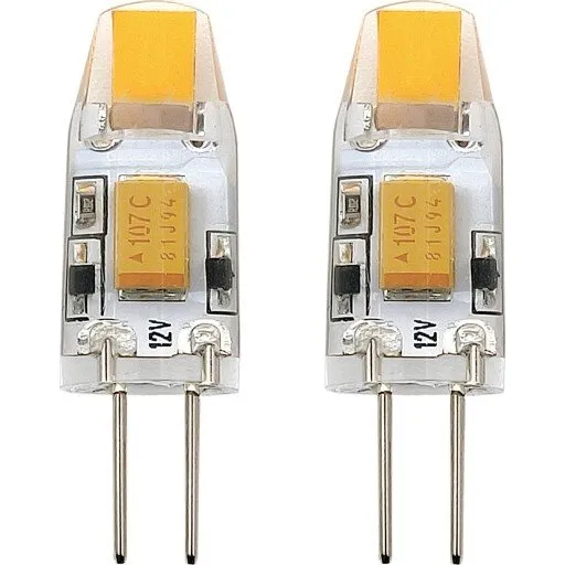 Eglo G4 1W 2700K dæmpbar LED-stiftpære, 2-pak