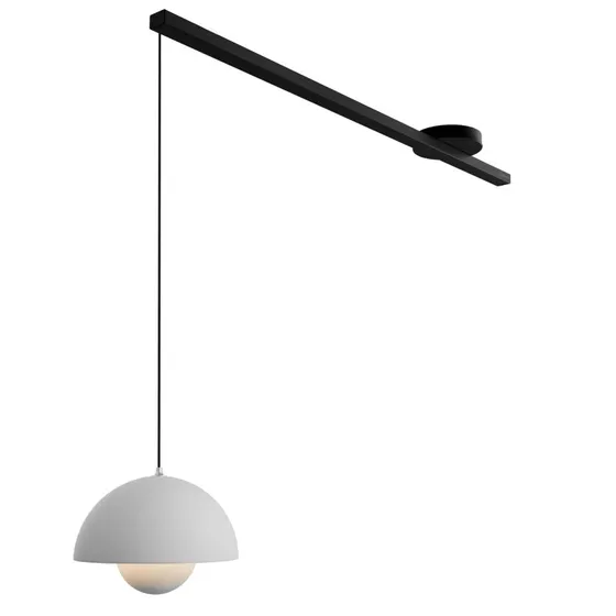 Lightswing® Single 90 cm, mat sort – Justerbart pendelophæng