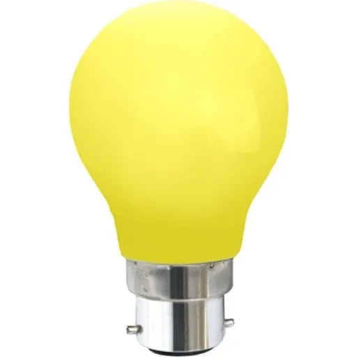 Star Trading B22 0,7W Gul LED Pære
