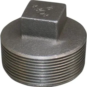 1.1/2" Sort prop, varmgalvaniseret
