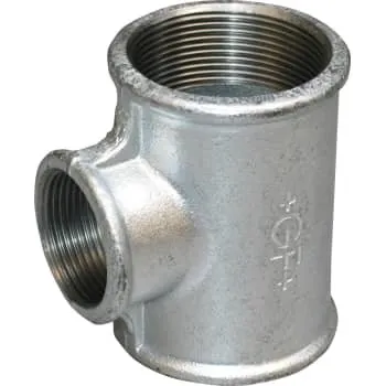 GALVANISERET TEE 1" x 3/4" x 1" - 500 g/m² Zink