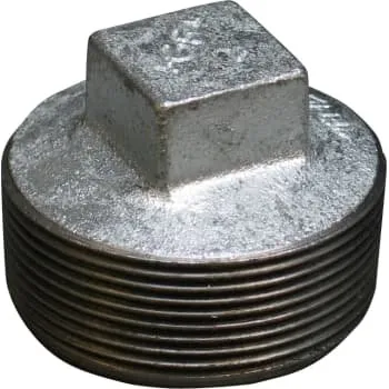3/8" Galvaniseret prop, sort, varmgalvaniseret