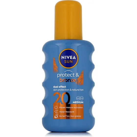 Nivea Sun Protect & Bronze Sun Spray SPF 20, 200 ml