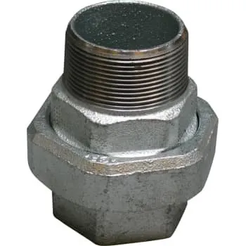 Braas 2" Galvaniseret union muffe/nippel