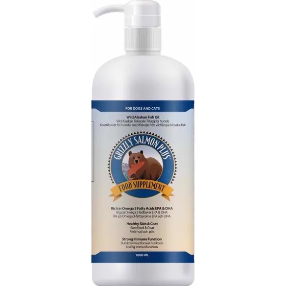 Grizzly Vildlakseolie Plus 500 ml