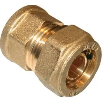 Pex Overgangsmuffe 15 x 1/2" med støttebøsning