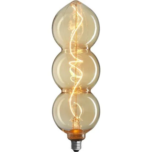 Unison Triple E27 10 stk, 4W, 3-trins dæmp, globepære