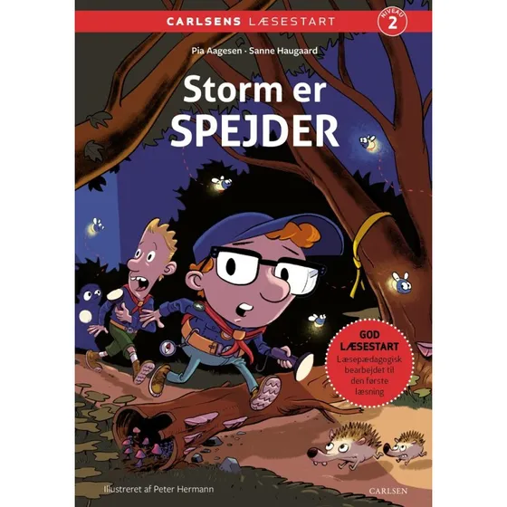 Carlsens Læsestart: Storm er spejder – Letlæsningsbog til begyndere
