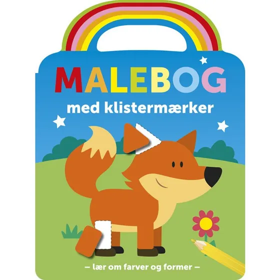 Ræv Malebog med Klistermærker – 24 sider