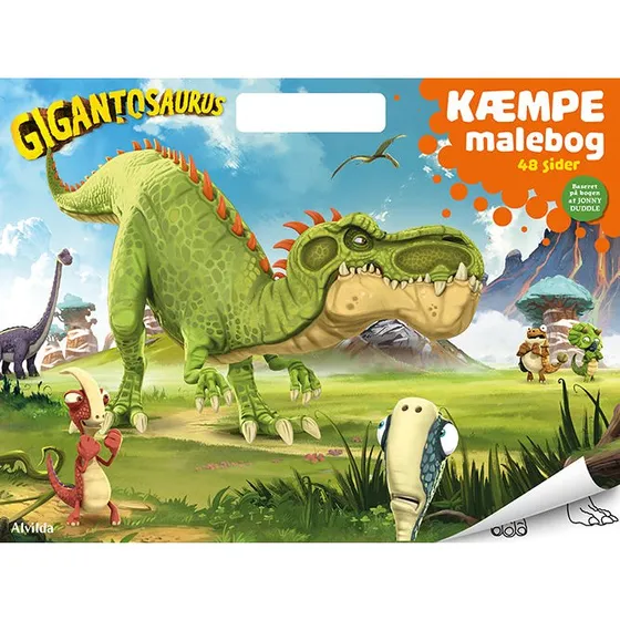 Gigantosaurus - Kæmpe malebog med håndtag