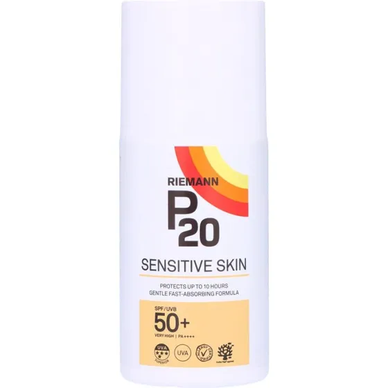 Riemann P20 Sensitive Skin solcreme SPF 50+ 200 ml
