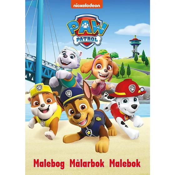 Paw Patrol - Malebog, 96 sider