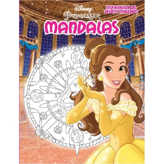 Disney Prinsesse Mandalas - Belle - Malebog